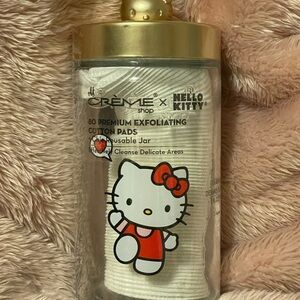 Hello Kitty Exfoliating Cotton Pads - Gold Hello Kitty Lid ✨ NWT ♥️